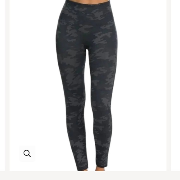 SPANX look at me now high rise scultping camo black grey legging size 1X - Picture 3 of 8